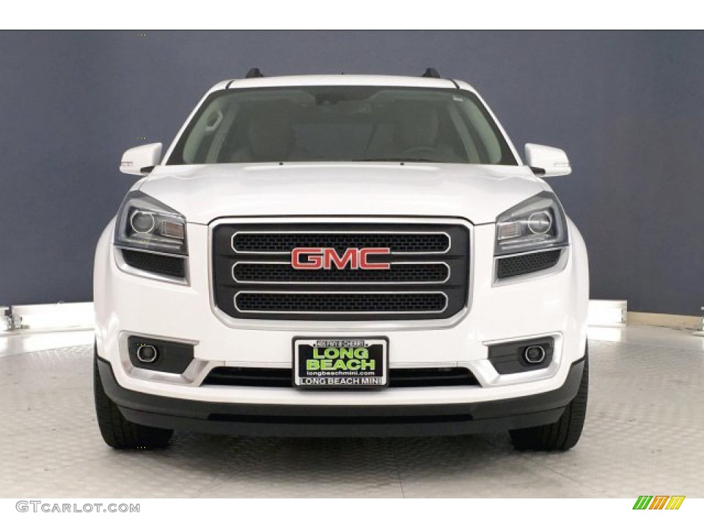 2016 Acadia SLT - Summit White / Dark Cashmere photo #2