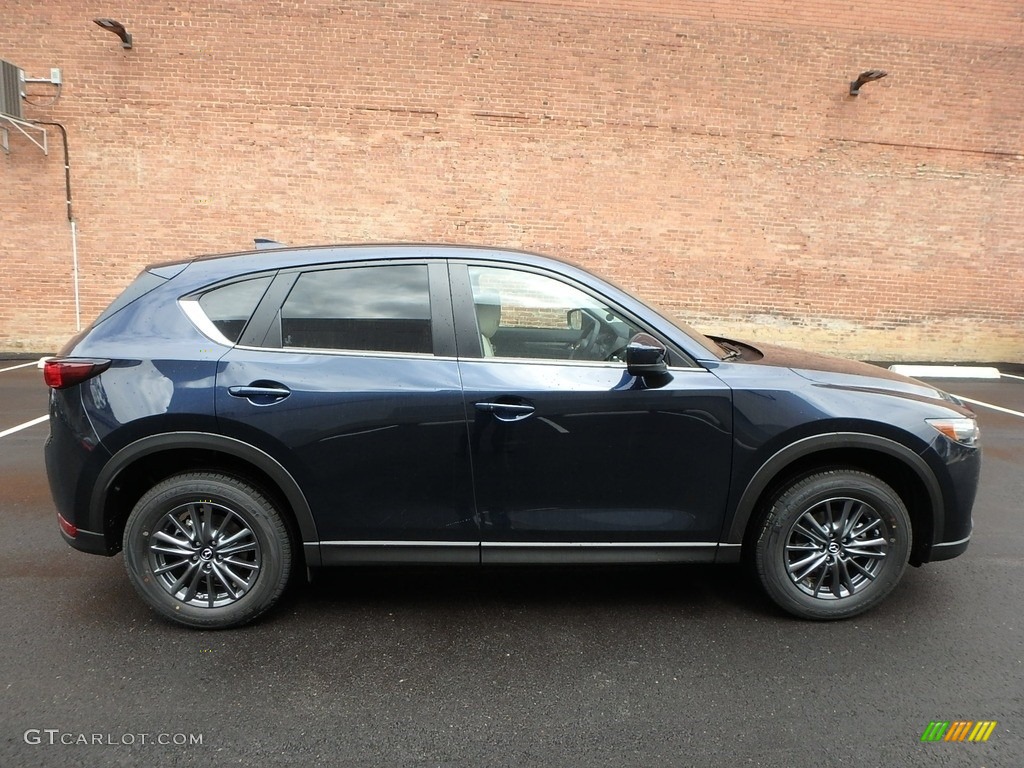 Deep Crystal Blue Mica 2019 Mazda CX-5 Touring AWD Exterior Photo #133296642
