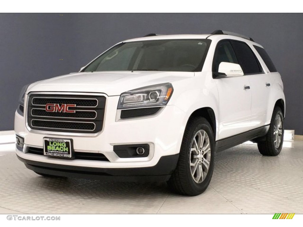 2016 Acadia SLT - Summit White / Dark Cashmere photo #12