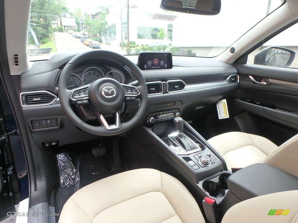 Silk Beige Interior 2019 Mazda CX-5 Touring AWD Photo #133296795