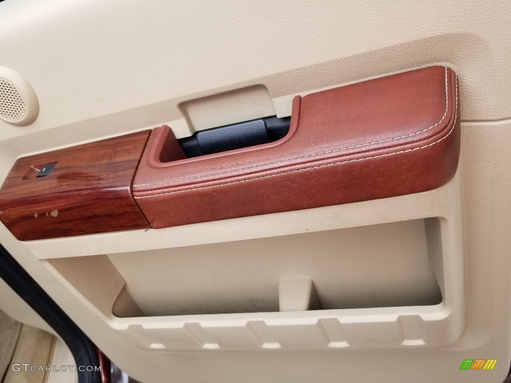 2008 F350 Super Duty Lariat Crew Cab 4x4 Dually - Dark Copper Metallic / Chaparral Brown photo #21