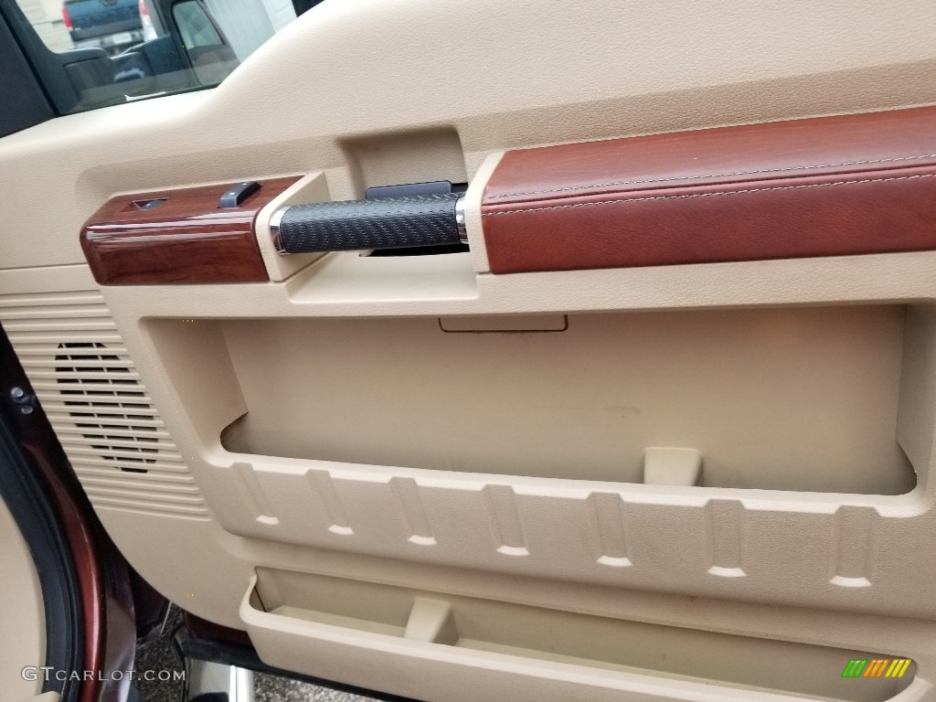 2008 F350 Super Duty Lariat Crew Cab 4x4 Dually - Dark Copper Metallic / Chaparral Brown photo #23