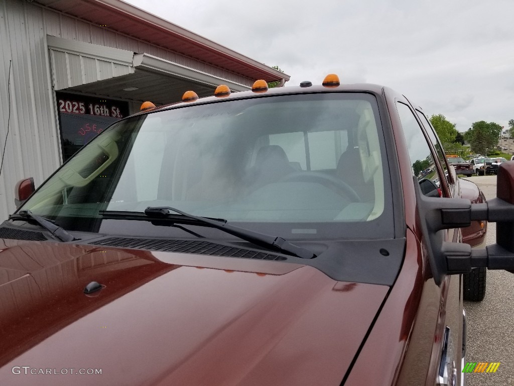 2008 F350 Super Duty Lariat Crew Cab 4x4 Dually - Dark Copper Metallic / Chaparral Brown photo #31