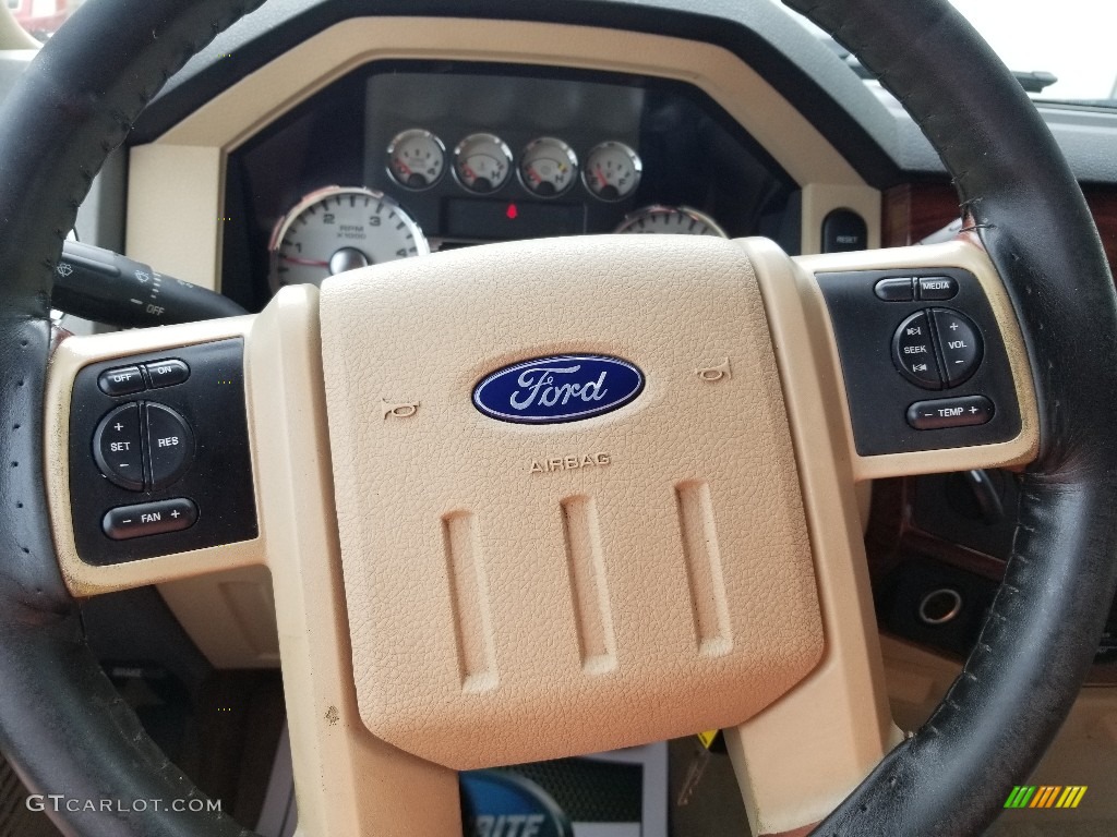 2008 F350 Super Duty Lariat Crew Cab 4x4 Dually - Dark Copper Metallic / Chaparral Brown photo #42