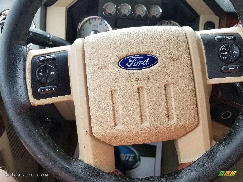 2008 F350 Super Duty Lariat Crew Cab 4x4 Dually - Dark Copper Metallic / Chaparral Brown photo #44