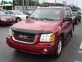 2002 Magnetic Red Metallic GMC Envoy SLE 4x4  photo #14