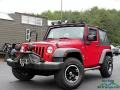 Flame Red 2009 Jeep Wrangler X 4x4