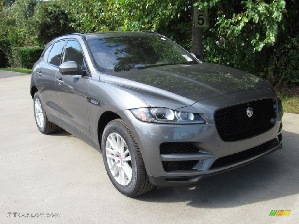2019 F-PACE Prestige AWD - Corris Grey Metallic / Ebony photo #2