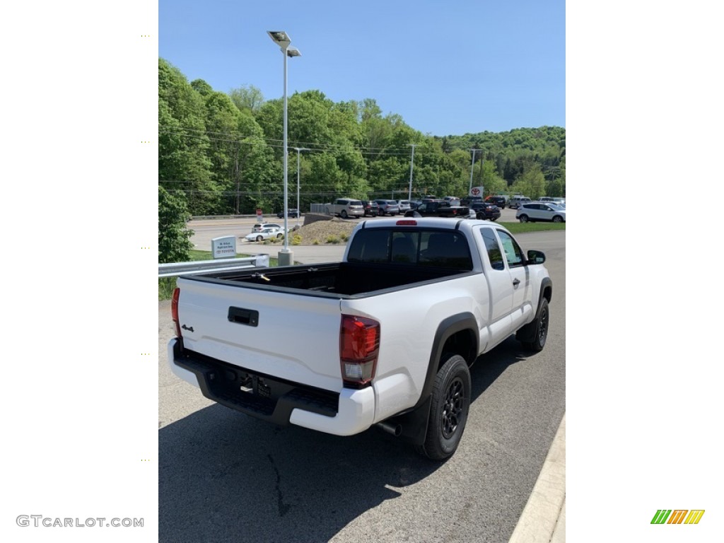 2019 Tacoma SR Access Cab 4x4 - Super White / Cement Gray photo #4