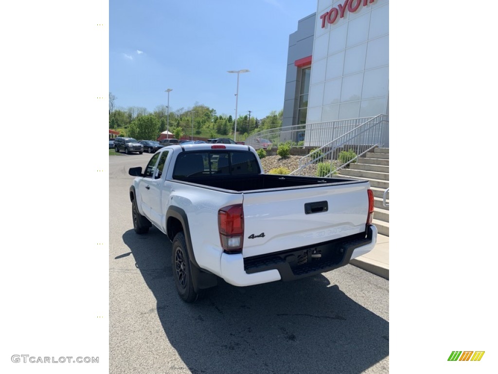 2019 Tacoma SR Access Cab 4x4 - Super White / Cement Gray photo #6