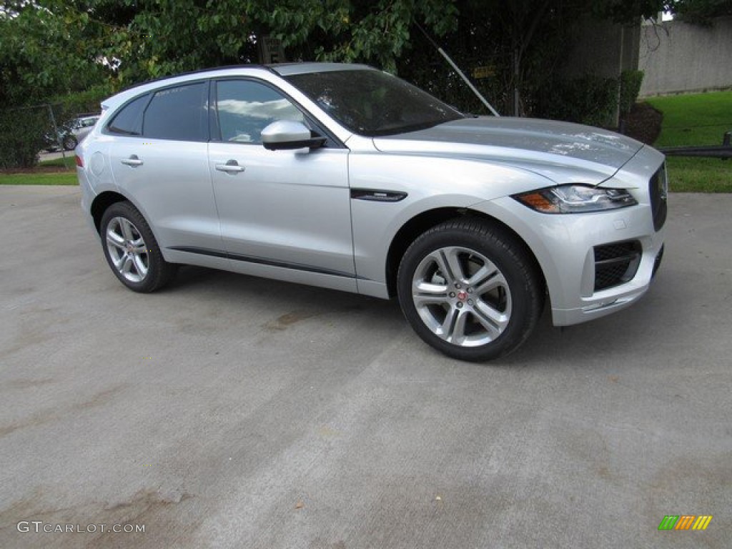 Indus Silver Metallic 2019 Jaguar F-PACE R-Sport AWD Exterior Photo #133302003