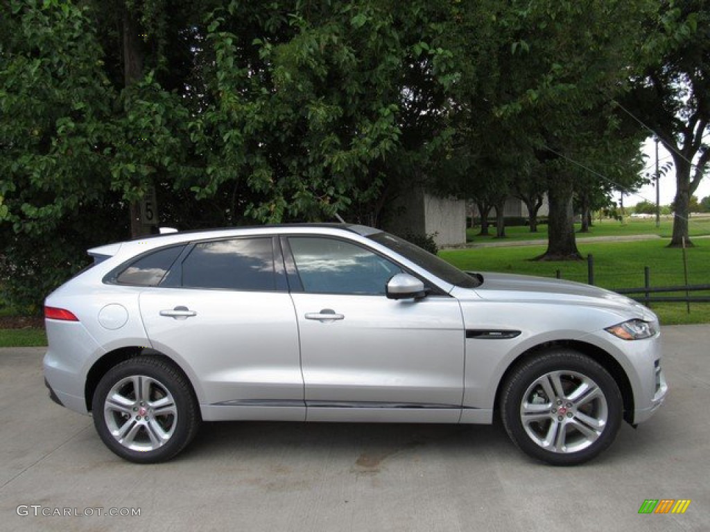 Indus Silver Metallic 2019 Jaguar F-PACE R-Sport AWD Exterior Photo #133302096