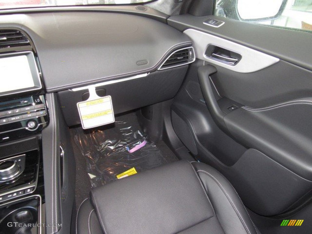 2019 Jaguar F-PACE R-Sport AWD Ebony Dashboard Photo #133302273