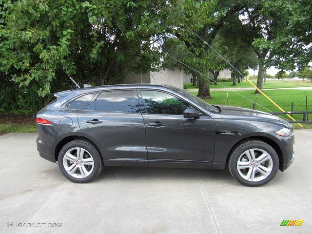Carpathian Grey Metallic 2019 Jaguar F-PACE R-Sport AWD Exterior Photo #133302792