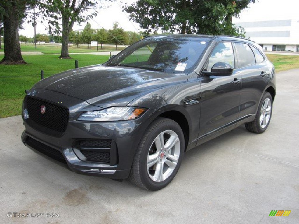 Carpathian Grey Metallic 2019 Jaguar F-PACE R-Sport AWD Exterior Photo #133302852
