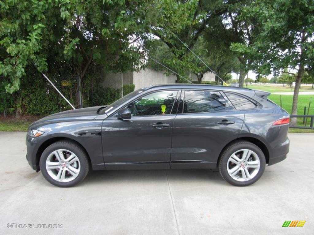 Carpathian Grey Metallic 2019 Jaguar F-PACE R-Sport AWD Exterior Photo #133302870