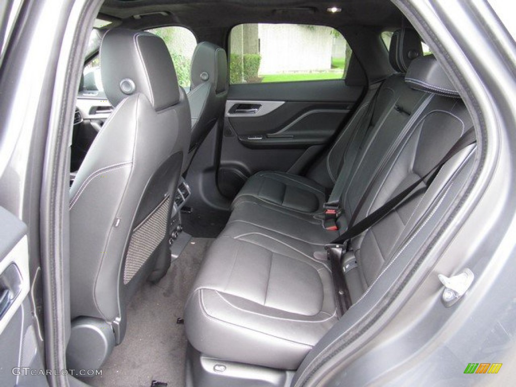 Ebony Interior 2019 Jaguar F-PACE R-Sport AWD Photo #133302903