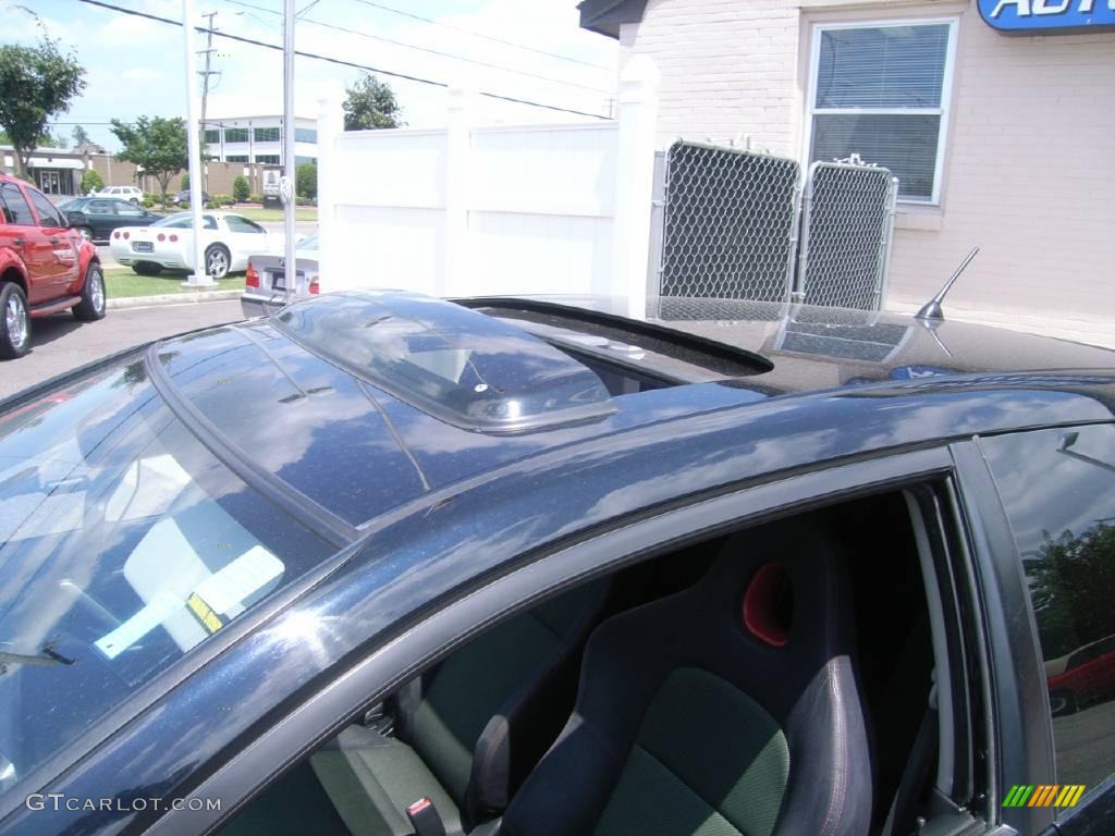 2002 Civic Si Hatchback - Nighthawk Black Pearl / Black photo #9