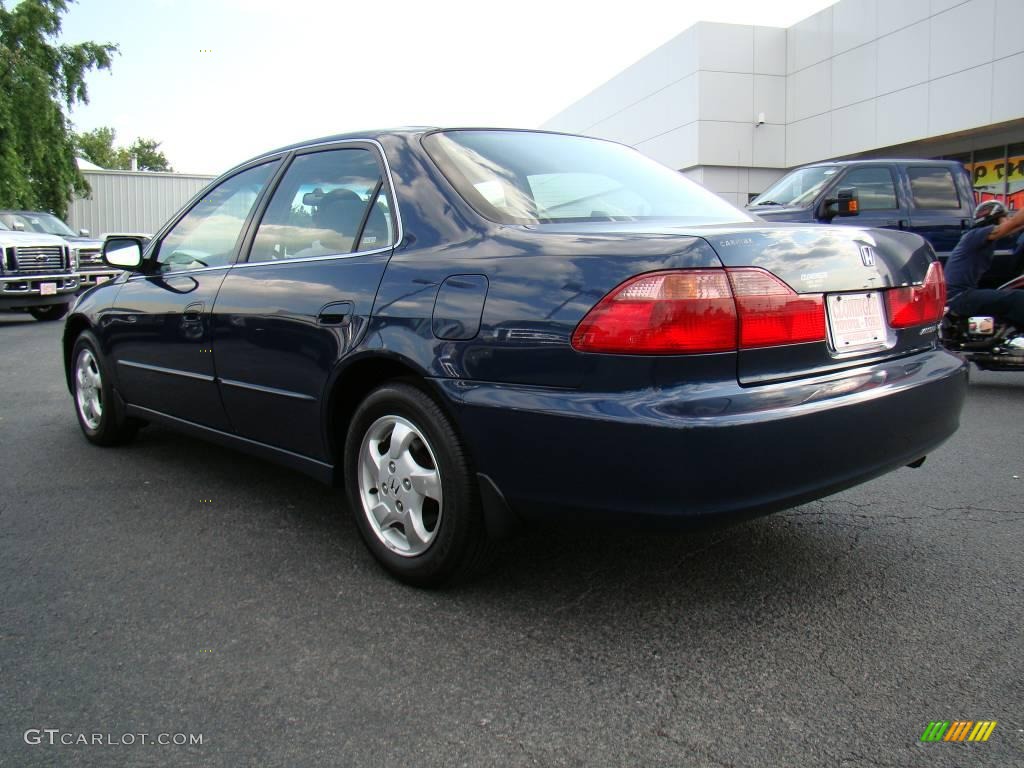 2000 Accord EX Sedan - Deep Velvet Blue Pearl / Charcoal photo #25