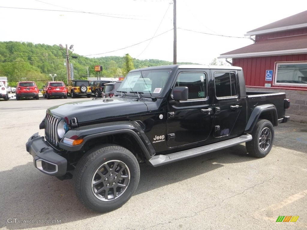 Black 2020 Jeep Gladiator Overland 4x4 Exterior Photo #133303320