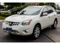 2012 Pearl White Nissan Rogue SL  photo #3