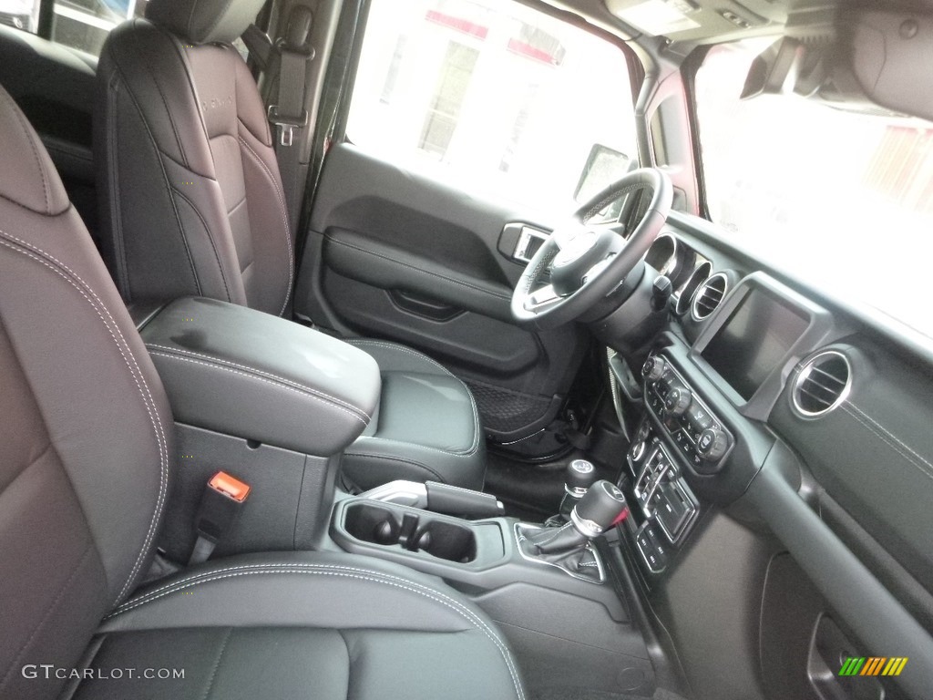 Black Interior 2020 Jeep Gladiator Overland 4x4 Photo #133303452