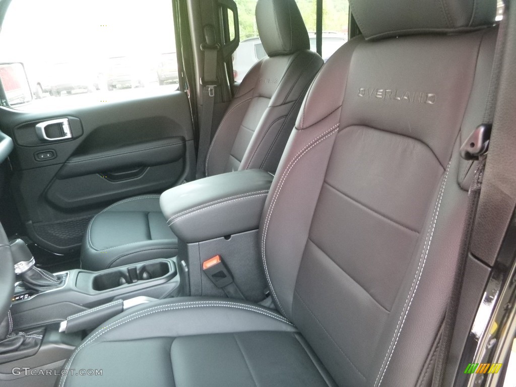 Black Interior 2020 Jeep Gladiator Overland 4x4 Photo #133303542