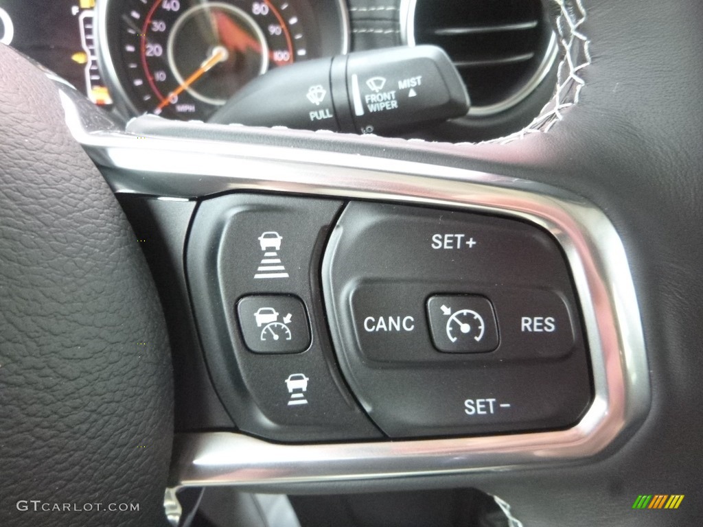 2020 Jeep Gladiator Overland 4x4 Black Steering Wheel Photo #133303614