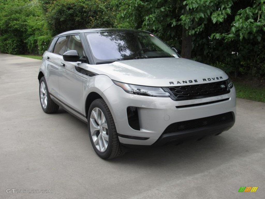 Seoul Pearl Silver Metallic 2020 Land Rover Range Rover Evoque SE Exterior Photo #133303950