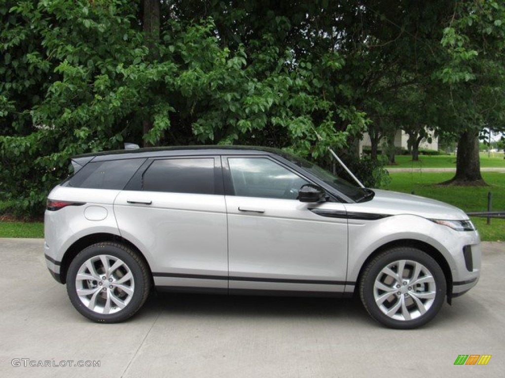 Seoul Pearl Silver Metallic 2020 Land Rover Range Rover Evoque SE Exterior Photo #133304001