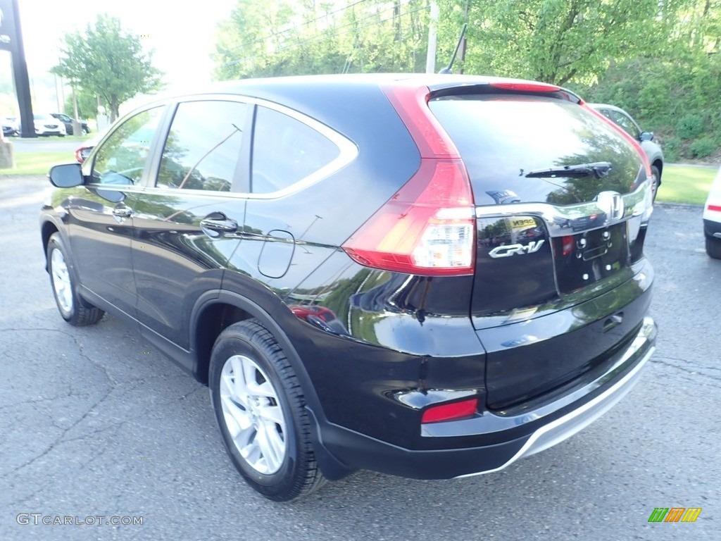 2016 CR-V EX AWD - Crystal Black Pearl / Black photo #3