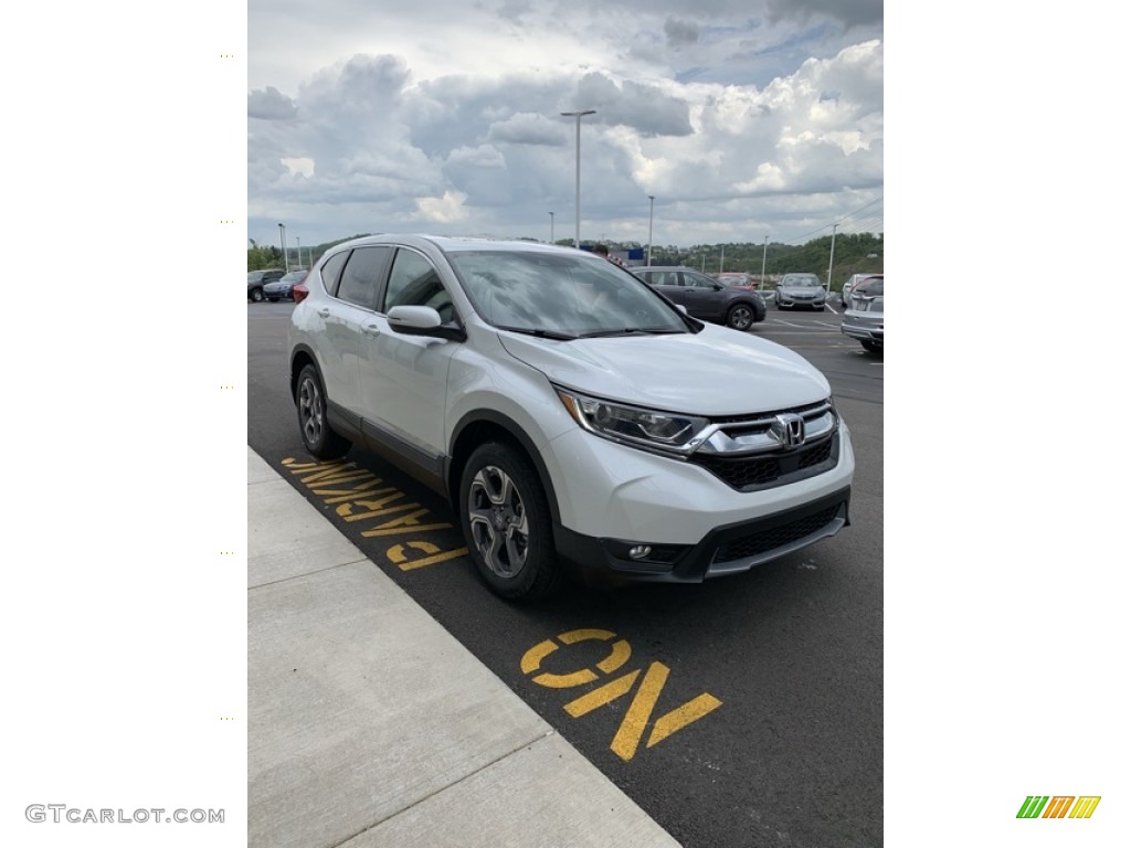 2019 CR-V EX AWD - Platinum White Pearl / Black photo #4