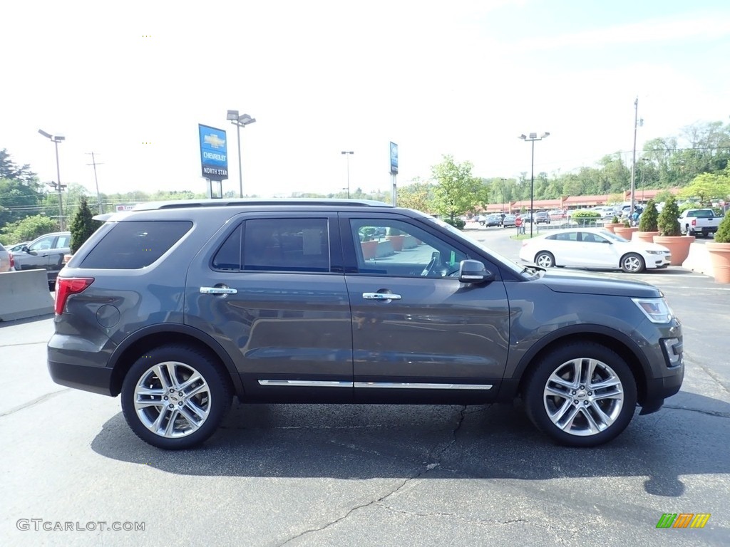 2016 Explorer Limited 4WD - Magnetic Metallic / Ebony Black photo #10