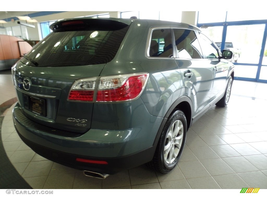 2011 CX-9 Touring AWD - Dolphin Gray Mica / Black photo #7