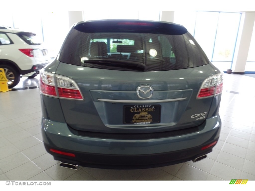 2011 CX-9 Touring AWD - Dolphin Gray Mica / Black photo #8