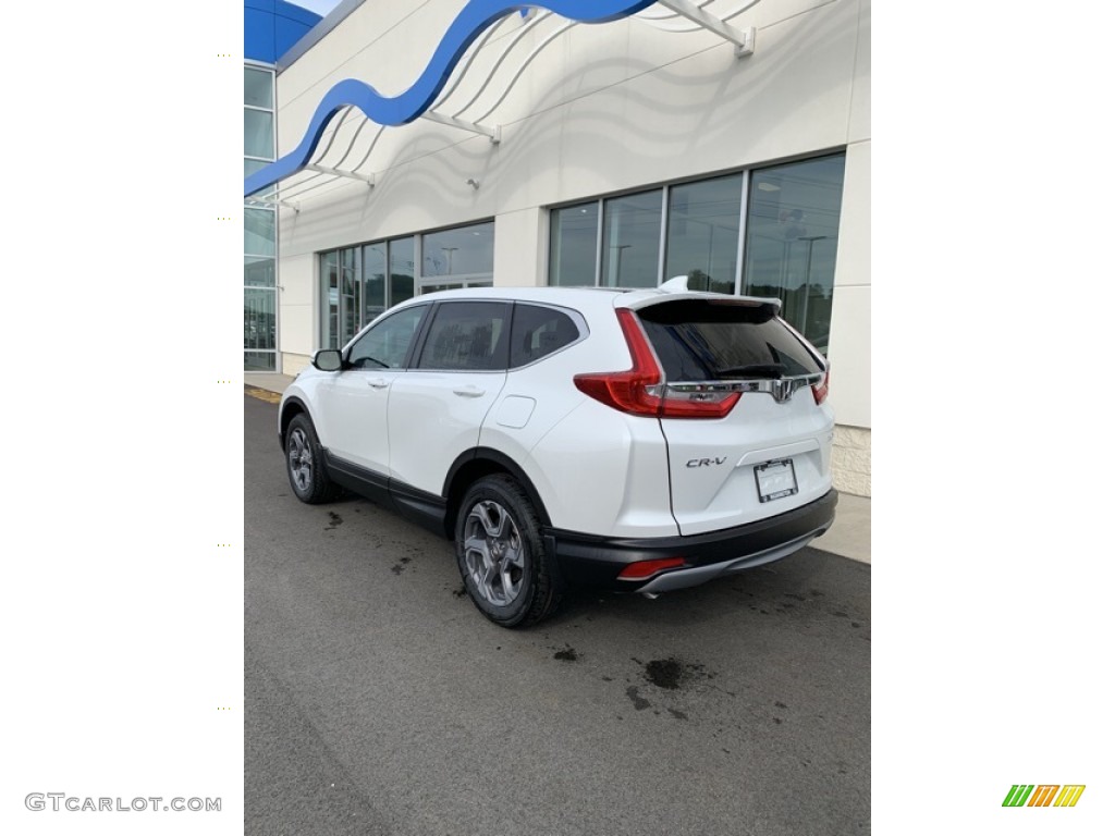 2019 CR-V EX-L AWD - Platinum White Pearl / Gray photo #7