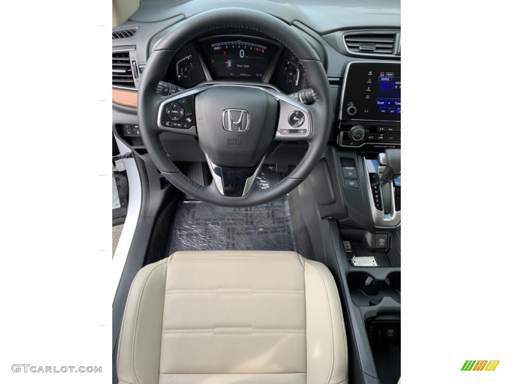 2019 CR-V EX-L AWD - Platinum White Pearl / Gray photo #11
