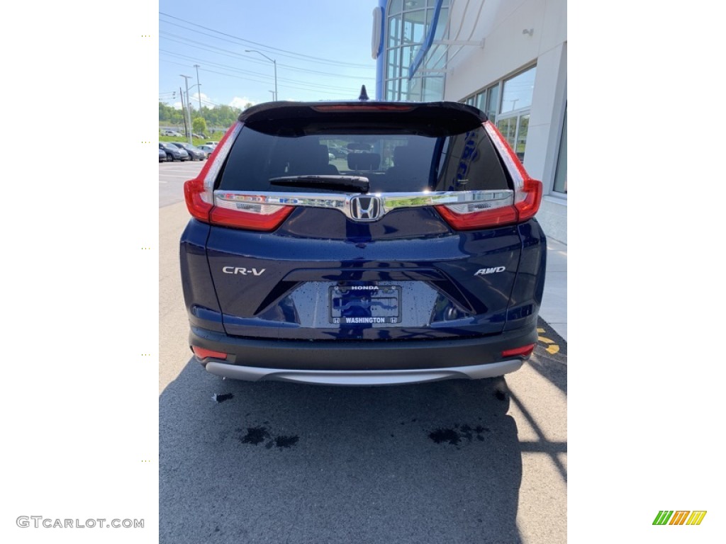 2019 CR-V EX AWD - Obsidian Blue Pearl / Gray photo #6