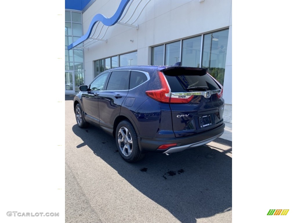 2019 CR-V EX AWD - Obsidian Blue Pearl / Gray photo #7