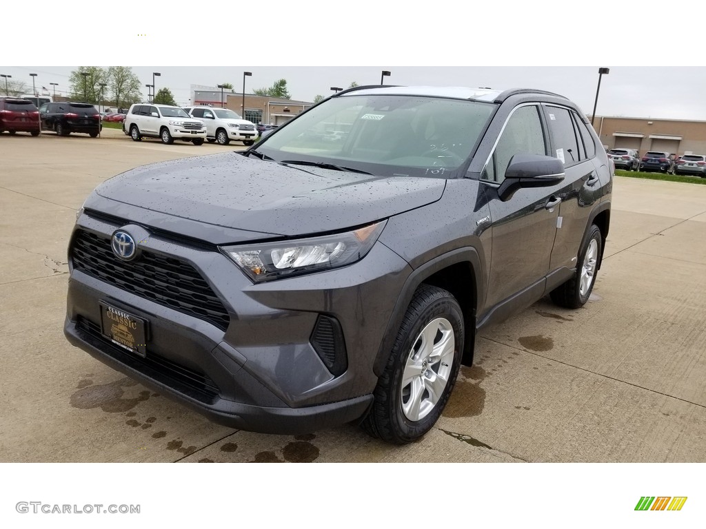 2019 Gray Metallic Toyota RAV4 LE AWD Hybrid 133312572