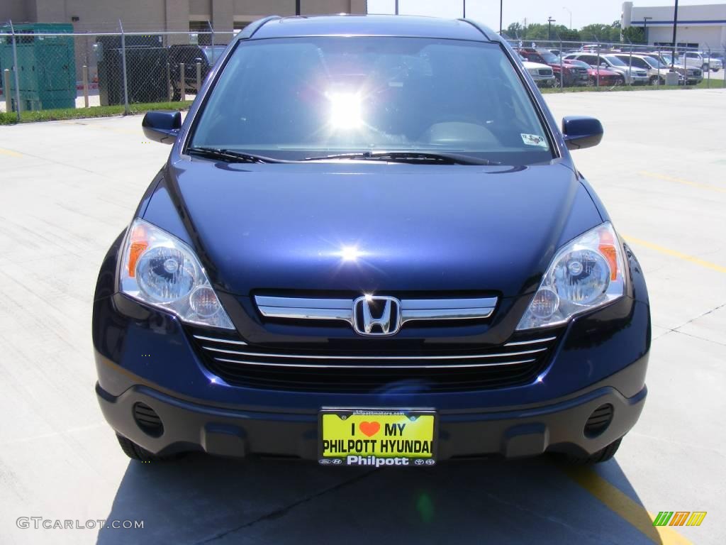 2007 CR-V EX-L - Royal Blue Pearl / Black photo #8