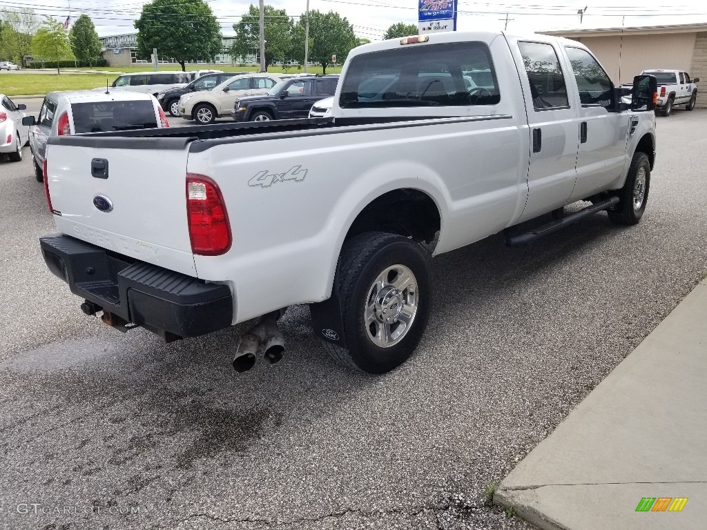 2008 F350 Super Duty XL Crew Cab 4x4 - Oxford White / Camel photo #6
