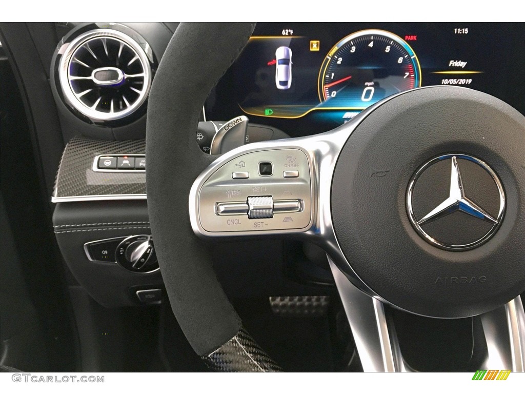 2019 Mercedes-Benz AMG GT 53 Black Steering Wheel Photo #133316457