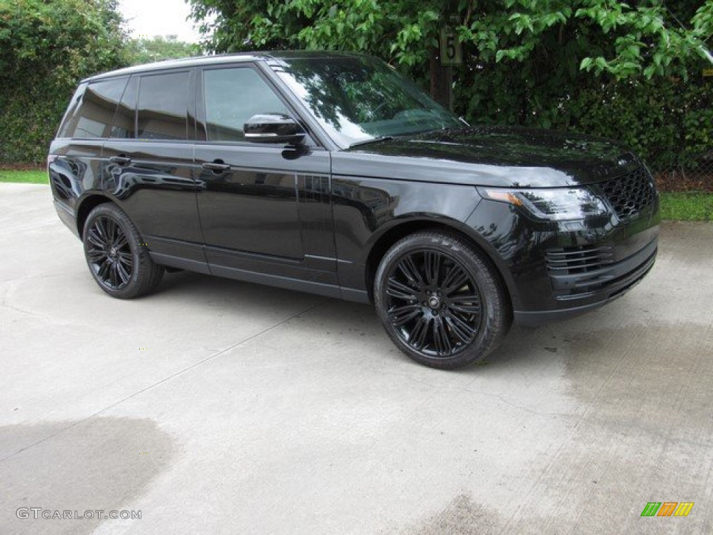 2019 Range Rover Supercharged - Santorini Black Metallic / Ebony/Ivory photo #1