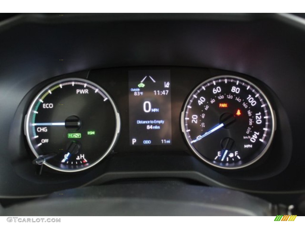 2019 Toyota RAV4 XLE AWD Hybrid Gauges Photos