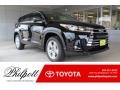 2019 Midnight Black Metallic Toyota Highlander Hybrid Limited AWD  photo #1