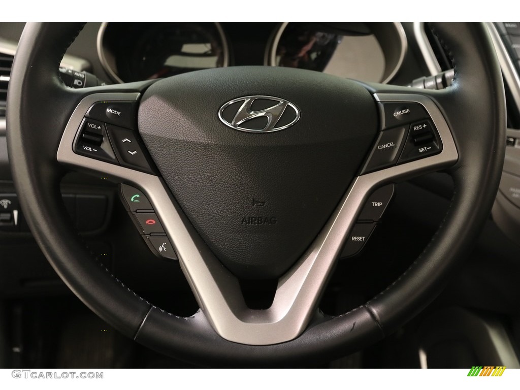 2017 Veloster Value Edition - Triathlon Gray / Black photo #6