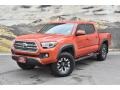 2017 Inferno Orange Toyota Tacoma TRD Off Road Double Cab 4x4  photo #5