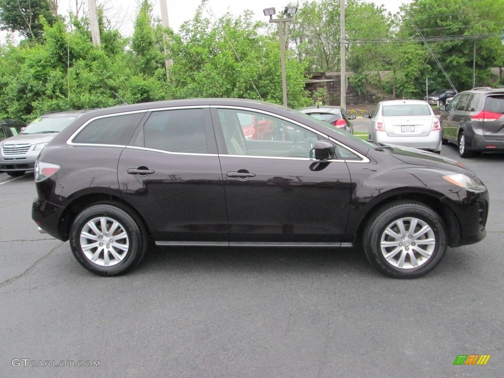 2011 CX-7 i Sport - Black Cherry Mica / Sand photo #5