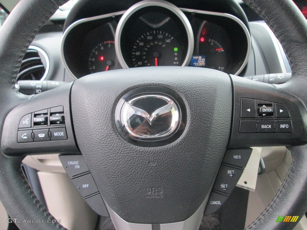 2011 CX-7 i Sport - Black Cherry Mica / Sand photo #11